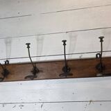 Old coat rack with 4 hooks