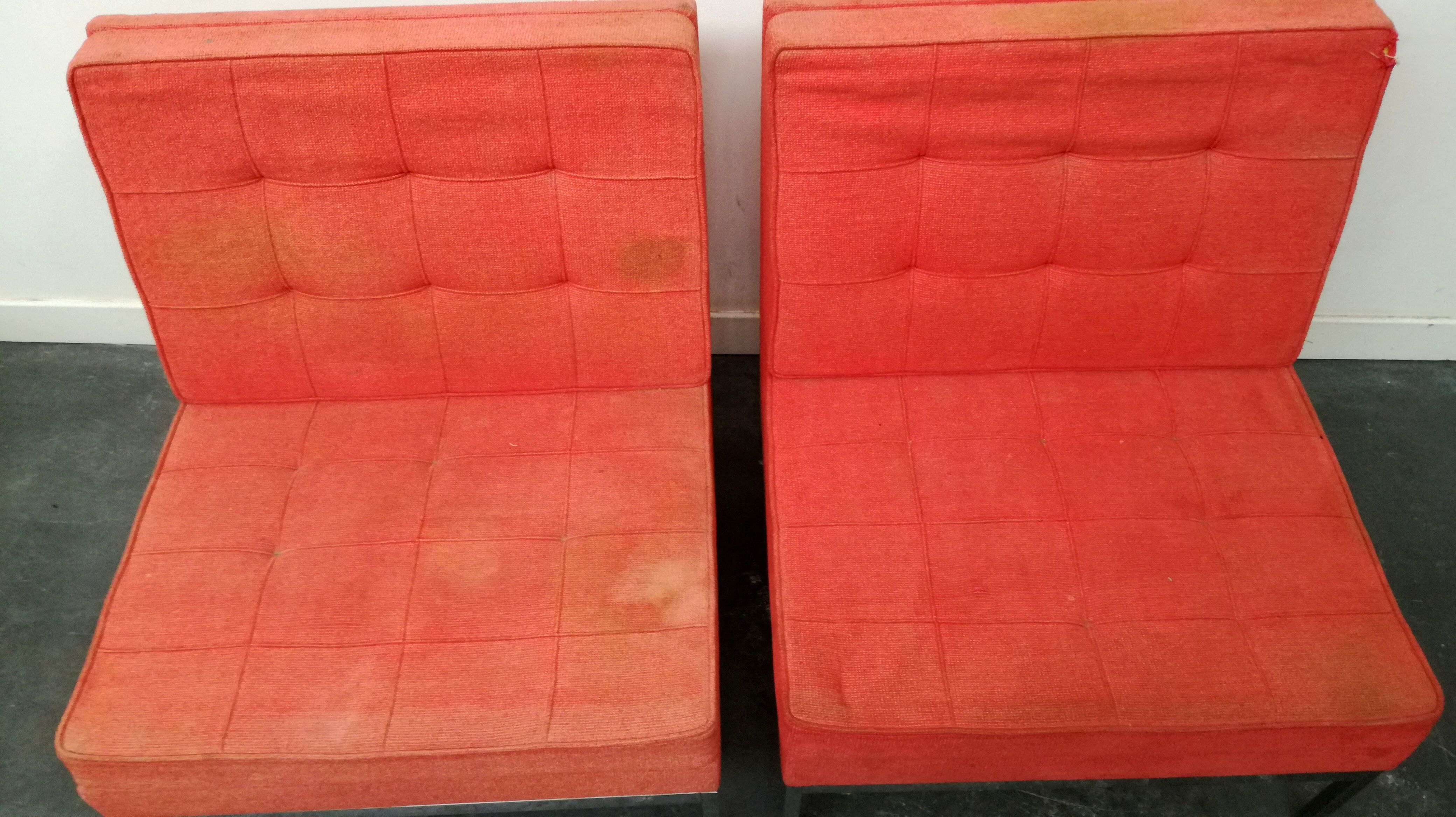 Pair of Florence Knoll armchairs 1960