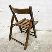 Folding wooden children's chair