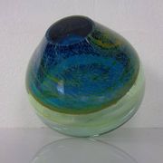 Maltese glass ashtray from Mdina, 1960s