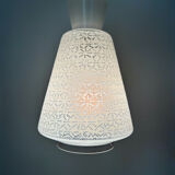 Designer glass pendant light from the 60s