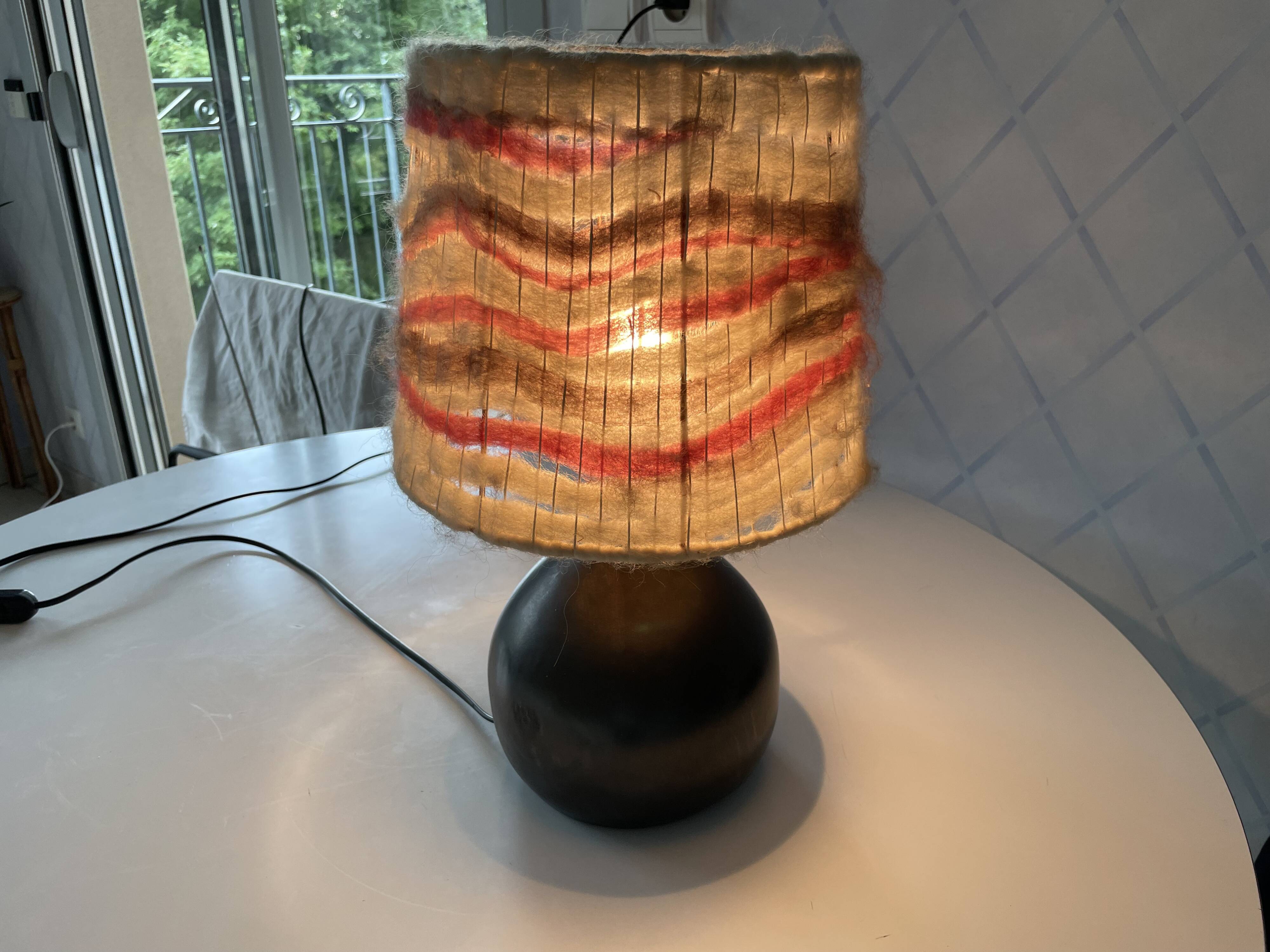 70s living room lamp