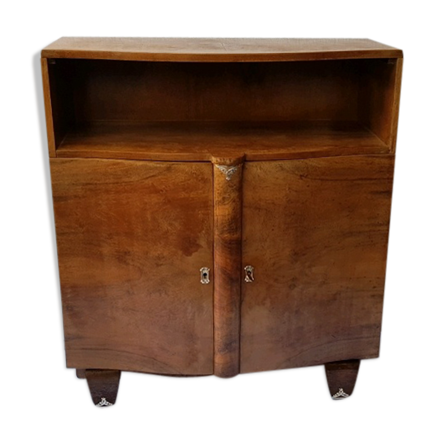 Furniture art deco in magnifying glass to drown