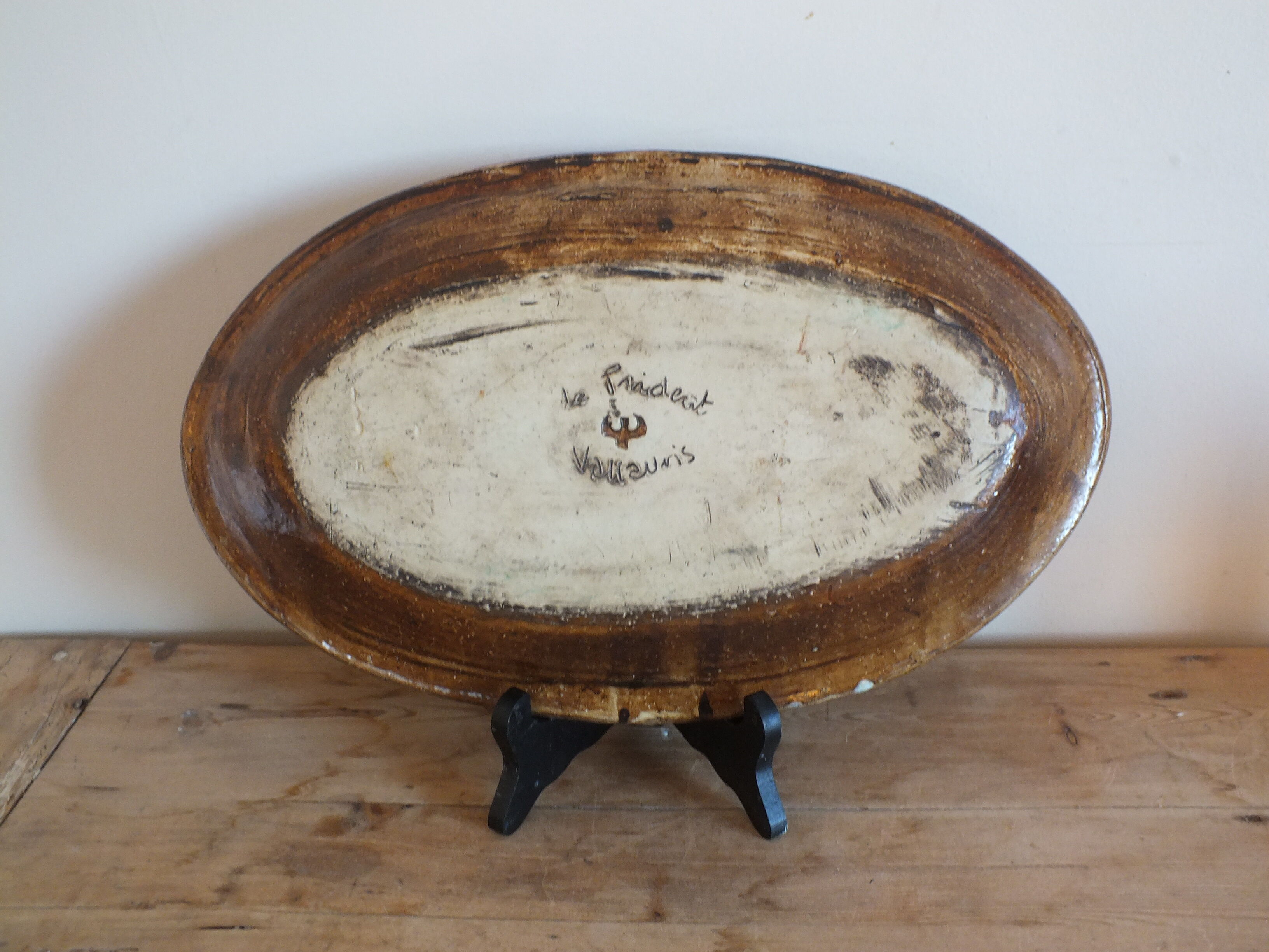 Decorative dish le trident vallauris