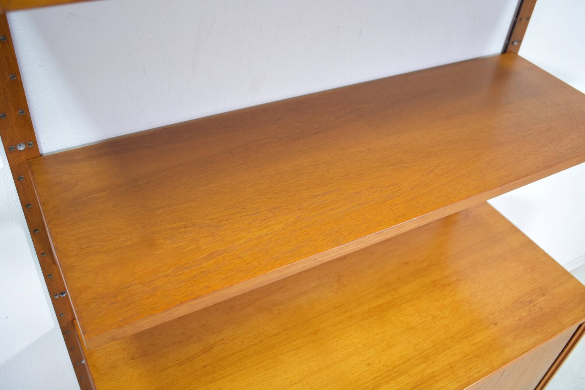 Teak modular shelving unit by HG Furniture 1960s Danish Vintage
