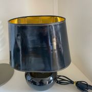 Black ceramic lamp max idlas antique