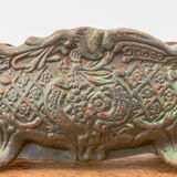 Set of Two Antique Cast Iron Flower Pots
