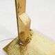 Heavy brass design floor lamp by Cassella, USA 1980's