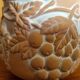 Small terracotta pot with Fruit motif