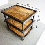 Industrial service with 3 trays
