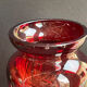 Baluster vase - cut blown crystal