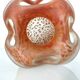 Matte marbled glass vase