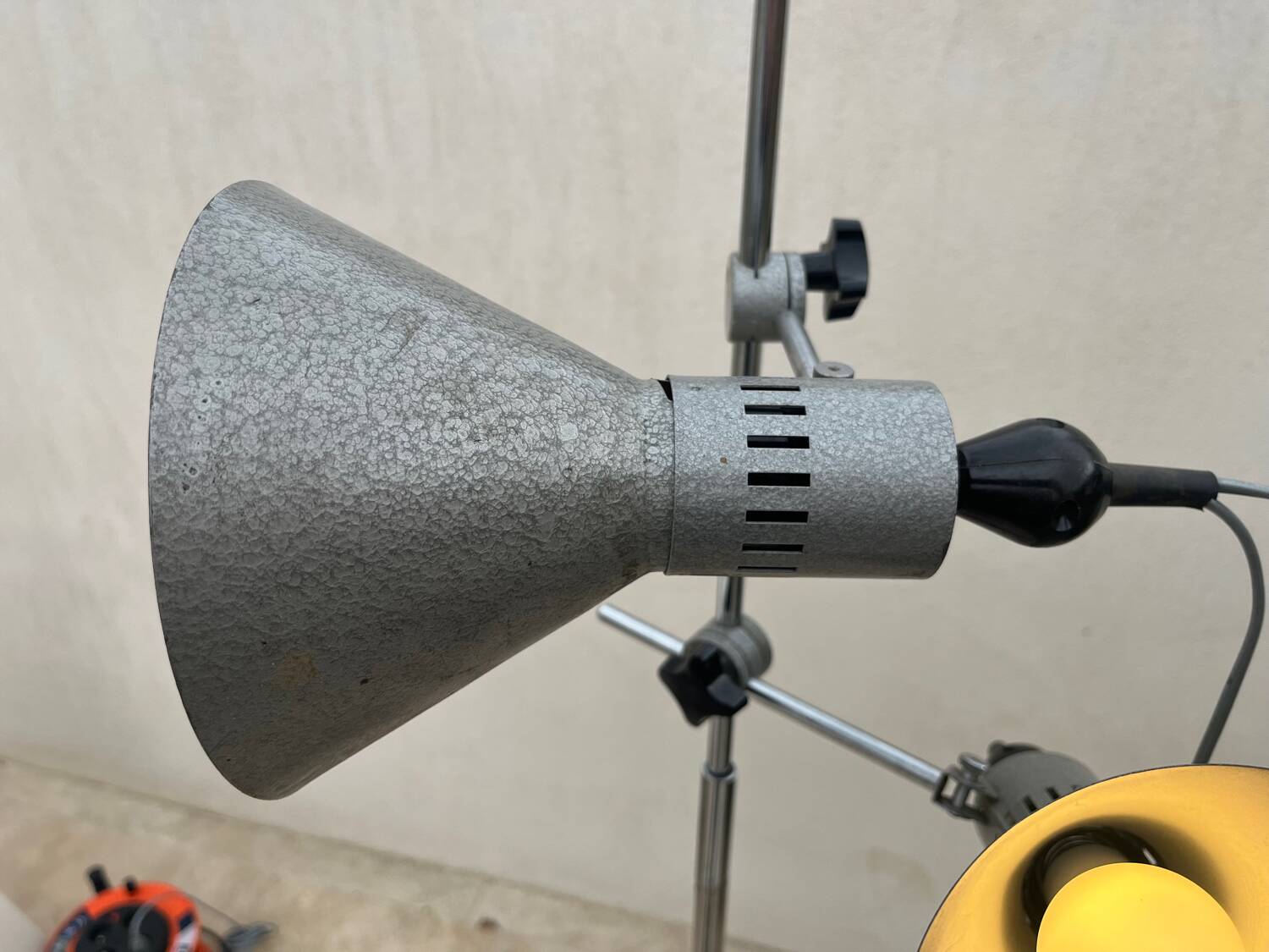 60s industrial floor lamp