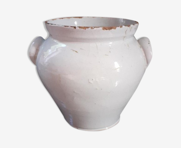 Glazed earth pot
