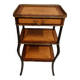 Table d'appoint antique Napoléon 3 avec marqueterie