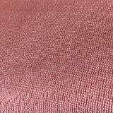 Pink velvet padded toad chair