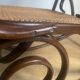 Rocking chair in bentwood and cannage before 1950