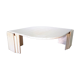 Table basse en travertin Italie des années 1970