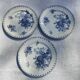 3 assiettes en terre de fer U&C Sarreguemines