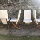 Set de 4 chaises et de 2 fauteuils inclinables Polyconfort