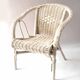 Fauteuil rotin enfant blanc