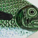 Plat en forme de poisson