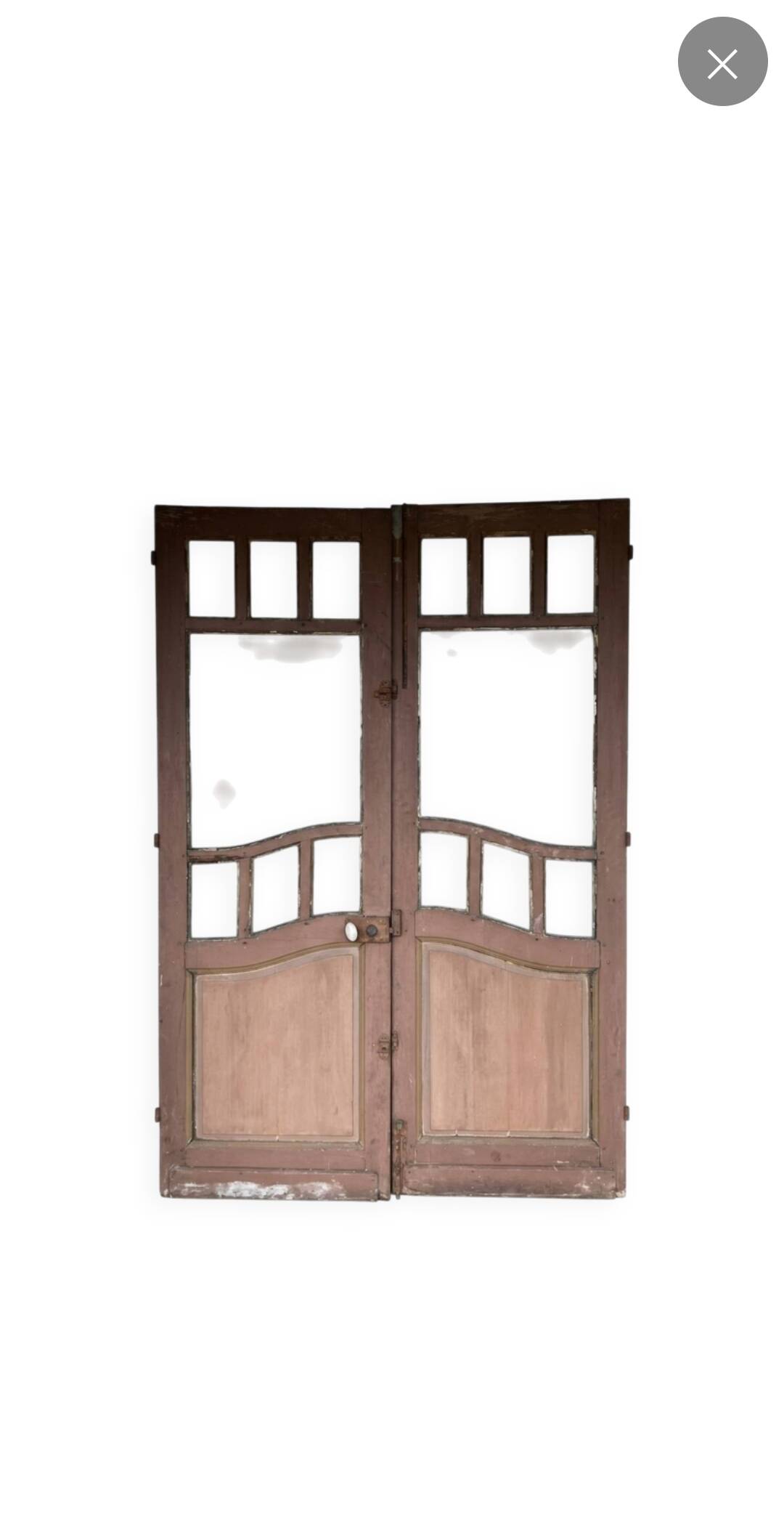 Pair of old Art Nouveau doors