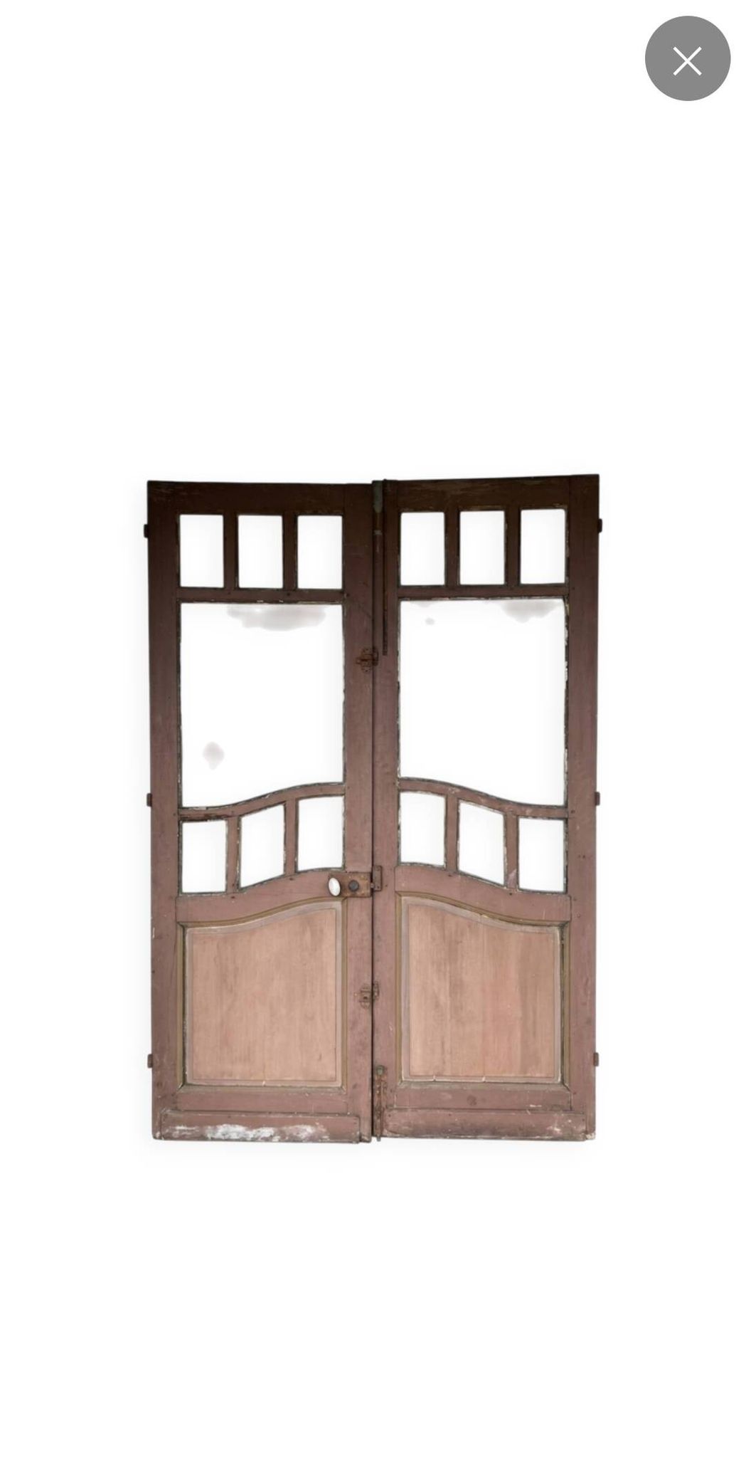 Paire de portes art nouveau anciennes