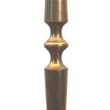 Golden brass tripod table lamp