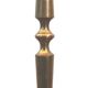 Lampe de table tripode en laiton dorée