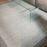Beige wool rug