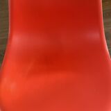 4 Charles Eames DSS chairs for Vitra, Poppy Red