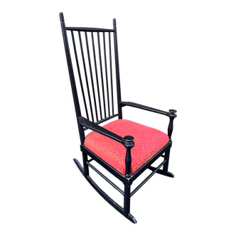 Rocking-chair scandinave vintage Isabella par Karl Axel Adolfsson pour Gemla Möbler - 1950