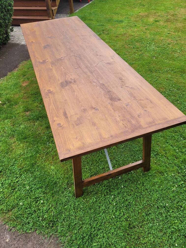 240cm folding table and its two benches