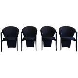Set of 4 chairs Pietro Constantini 1980s