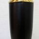 Table lamp Le Dauphin leather and brass