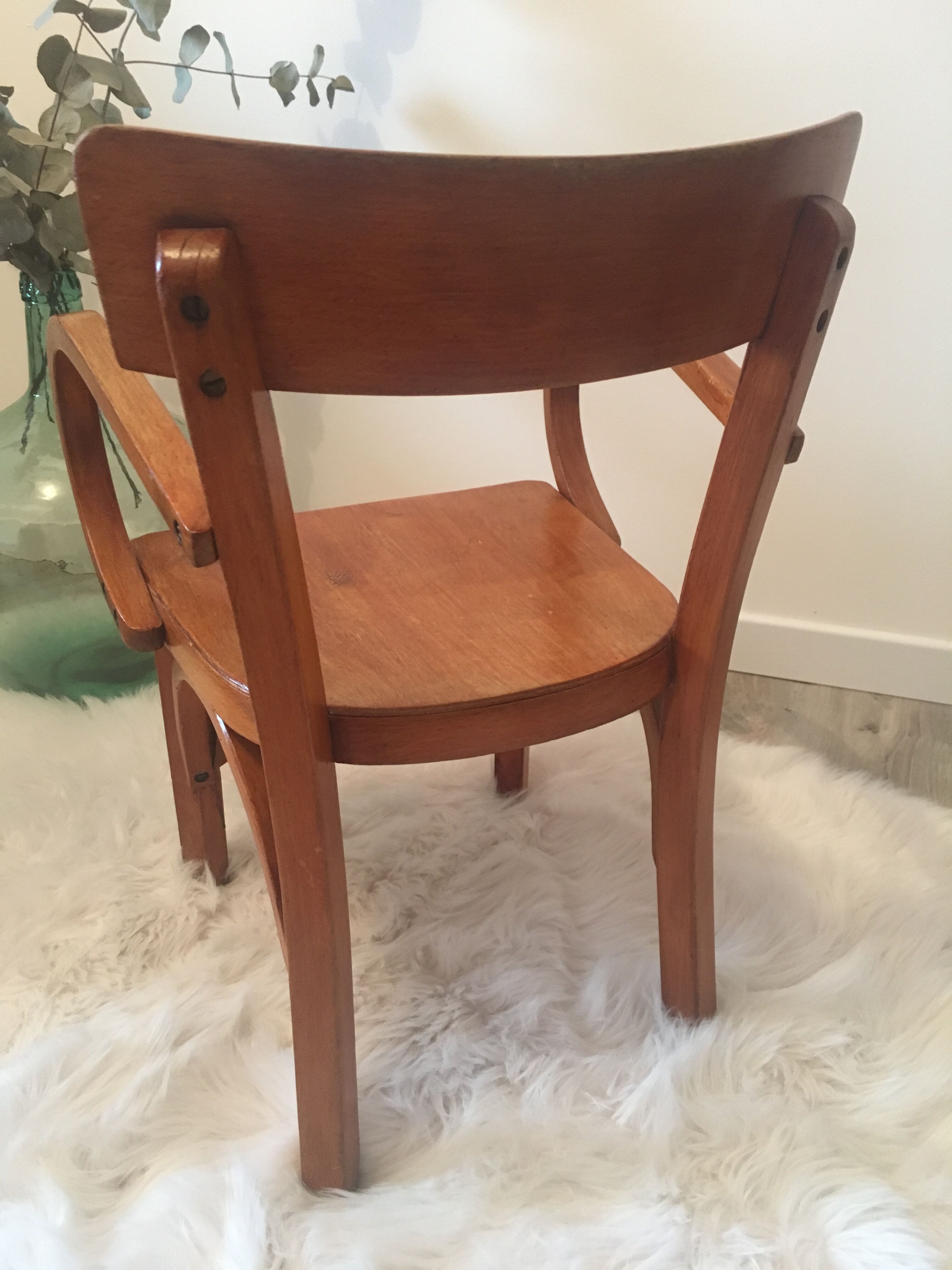 Chaise Baumann enfant avec accoudoirs