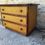Rattan dresser Maugrion