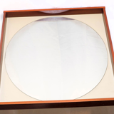 Vintage mahogany mirror 1970s 65x65cm