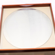 Vintage mahogany mirror 1970s 65x65cm