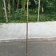 Vintage brass floor lamp from the 20th century.