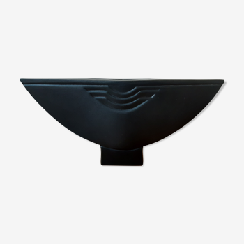 Vase soliflore noir mat