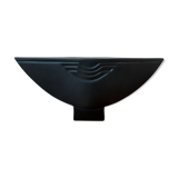 Vase soliflore noir mat