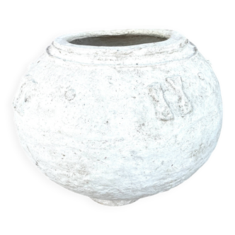 Papier-mâché jar