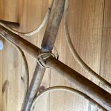 Braided rattan table
