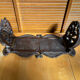 Antique Expandable Bookcase Carved Wood with Floral Motif Vintage #E3