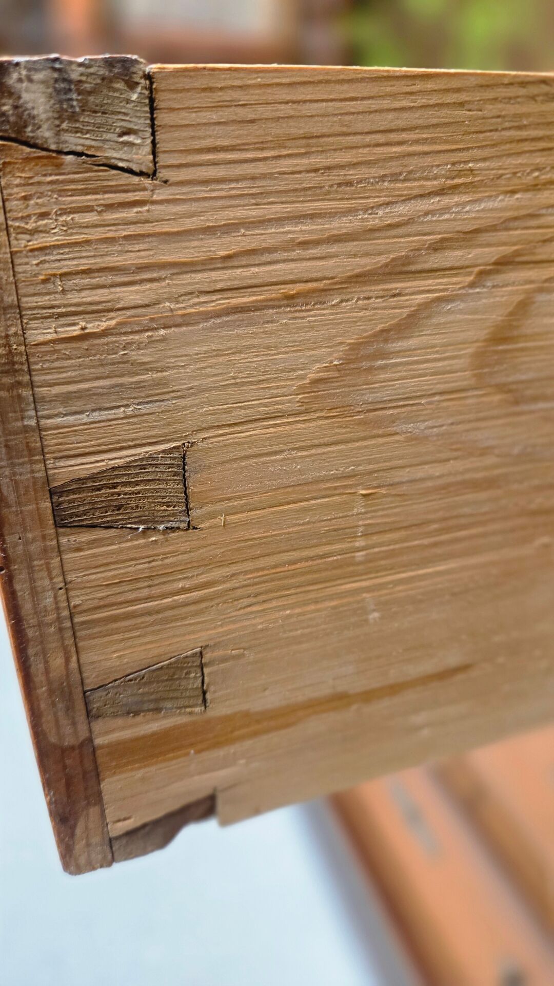 Commode art déco sapin massif 