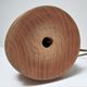 Lamp foot XL solid wood veined turned vintage