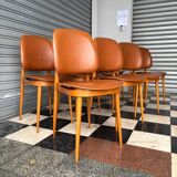 Series of 8 Pegase chairs by Baumann