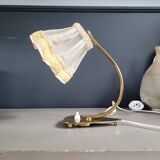 Antique table lamp with switch on the base